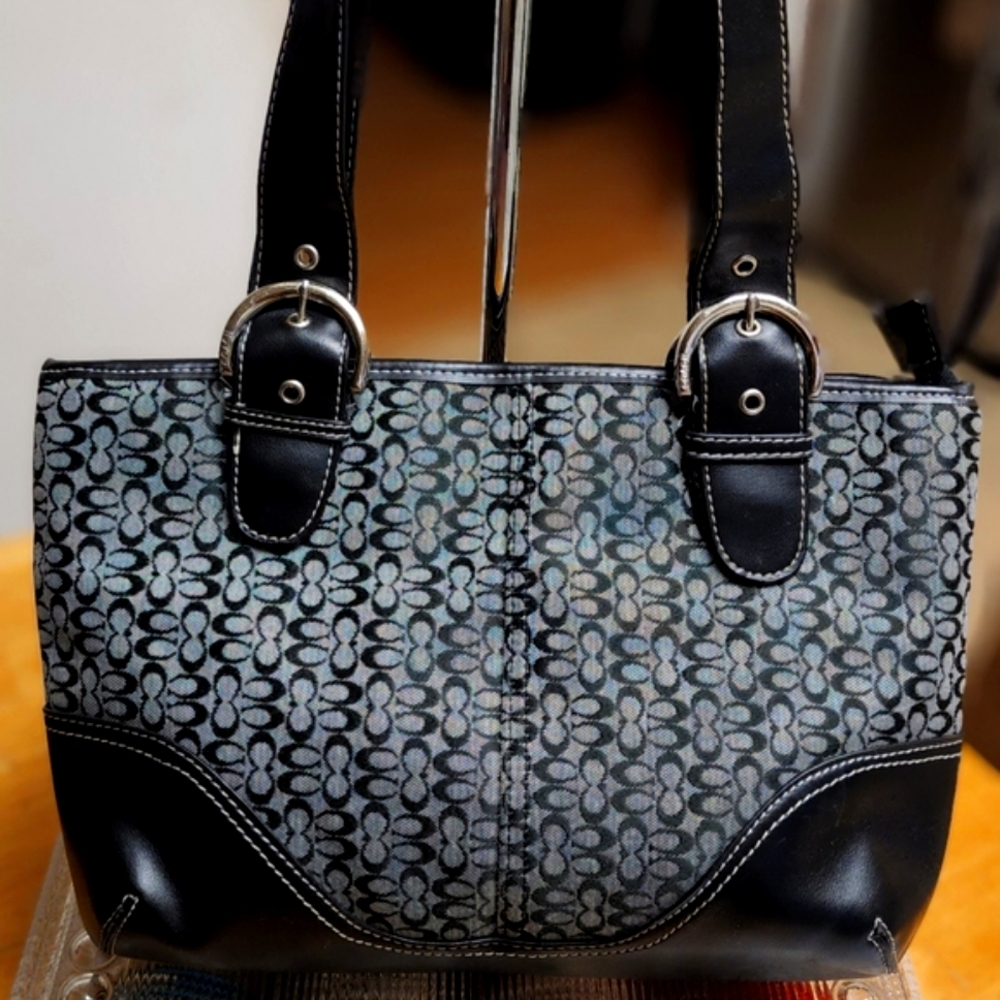 Coach Monogram Shoulder Bag